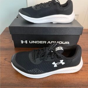 Under Armour BGS Charged Pursuit 3 Kids Black Running Shoes
